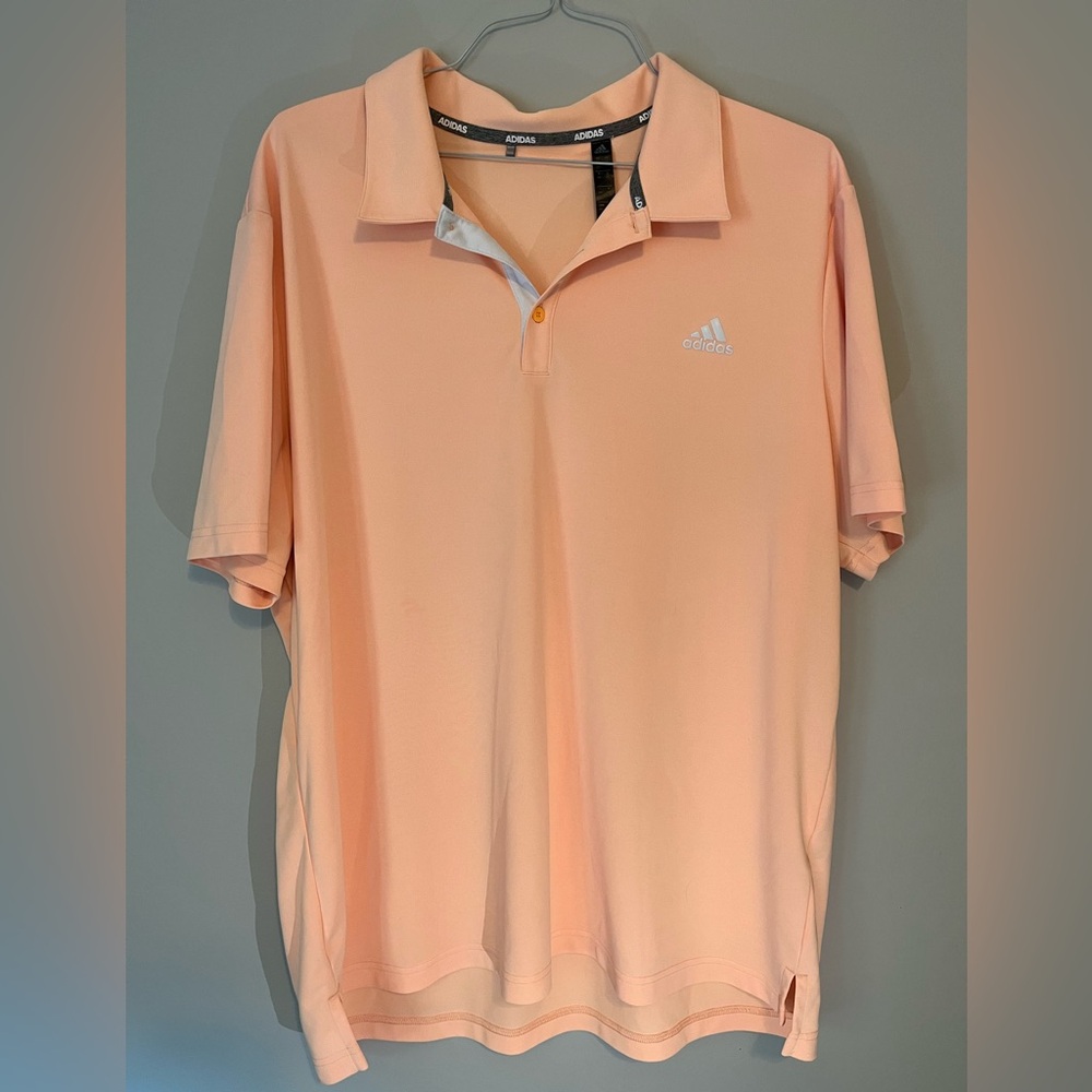 Adidas Orange Polo Shirt